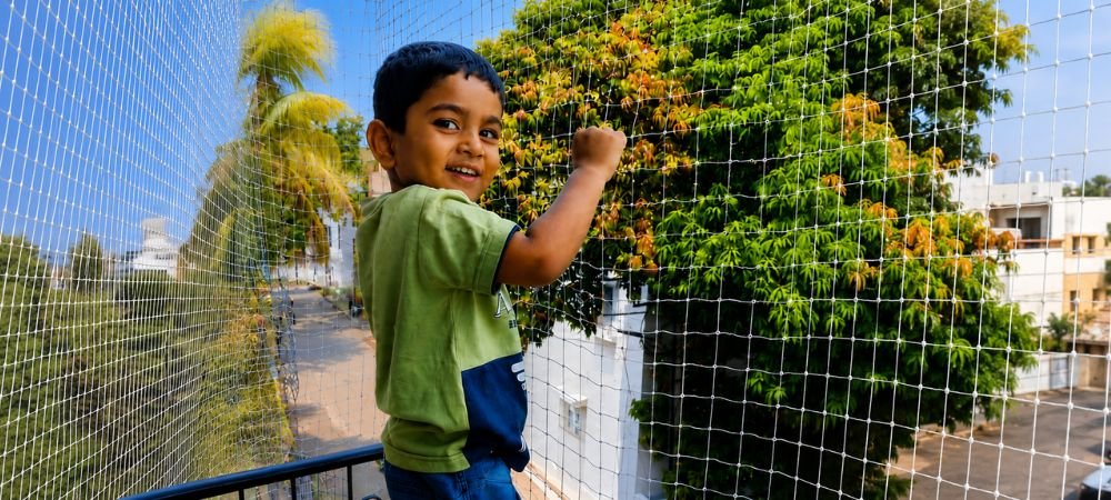 Children Safety Nets for Balconies